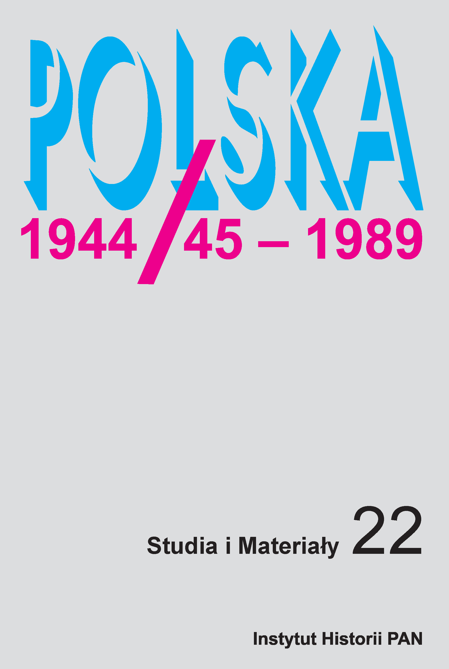 Polska 1944/45 - 1989 Tom 21