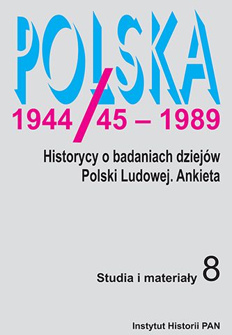 Polska 1944/45 - 1989 Tom 8