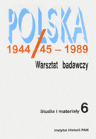 Polska 1944/45 - 1989 Tom 6
